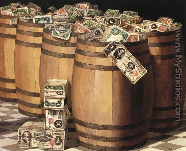 Barrels on Money - Victor Dubreuil