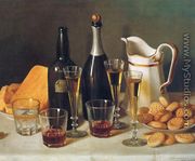 Still Life: Cognac and Biscuits - John Defett Francis