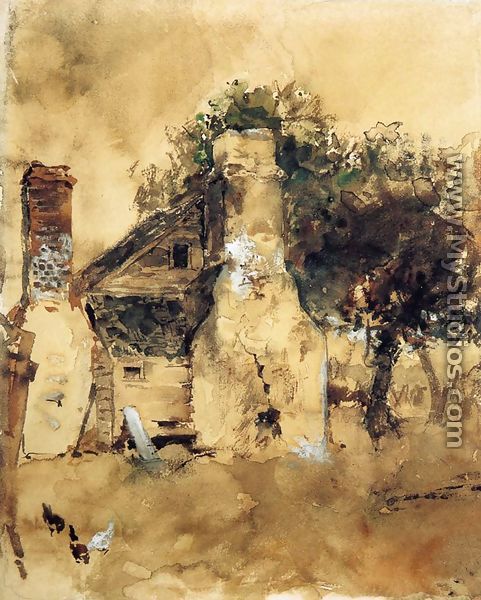 Old Powhatan Chimney - Robert Frederick Blum