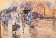 Rainy Day on Fifth Avenue - Frederick Childe Hassam