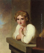 Peasant Girl (after Rembrandt's 