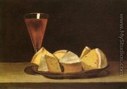 Cake and Wine Glass - Rubens Peale