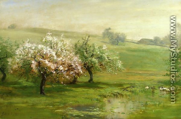 Blossoming Trees - Arthur Parton