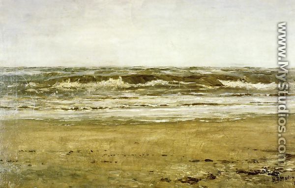 The Sea at Villerville - Homer Dodge Martin