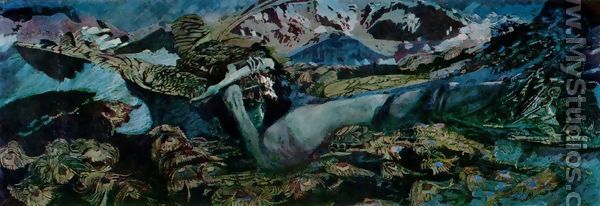 Demon fallen - Mikhail Aleksandrovich Vrubel