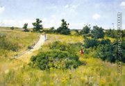 Shinnecock Landscape with Figures - William Merritt Chase