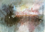 The Burning of the Houses of Parliament - Joseph Mallord William Turner