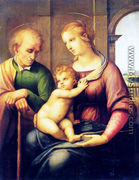 Holy Family with St. Joseph - Raffaelo Sanzio
