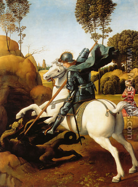 St. George and the Dragon - Raffaelo Sanzio