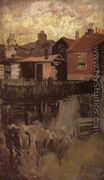 The Little Red House - James Abbott McNeill Whistler