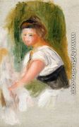 Young Woman - Pierre Auguste Renoir