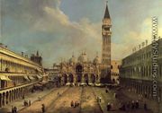 Piazza San Marco: Looking East along the Central Line - (Giovanni Antonio Canal) Canaletto