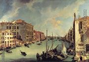 Grand Canal: Looking East from the Campo S. Vio - (Giovanni Antonio Canal) Canaletto