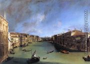 Grand Canal: Looking Northeast from the Palazzo Balbi to the Rialto Bridge - (Giovanni Antonio Canal) Canaletto