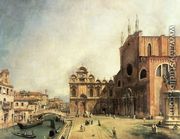 SS. Giovanni e Paulo and the Scuola de San Marco - (Giovanni Antonio Canal) Canaletto