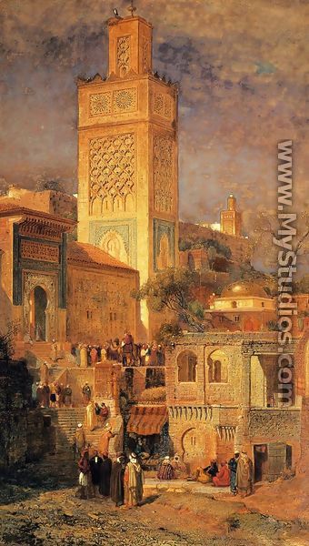 Moorish Mosque of Sidi Halou Tlemcin [Tlemcen], Algeria - Samuel Colman