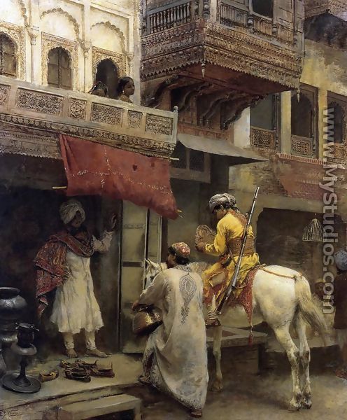 Street Scene in India I - Edwin Lord Weeks