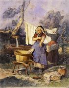 Washerwomen - Jules Joseph Augustin Laurens