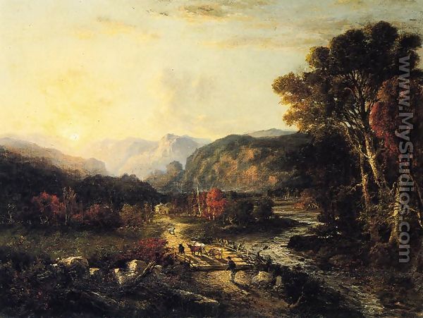 Sunrise, White Mountains, New Hampshire - George Loring Brown