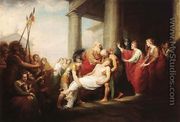 Priam Returning to His Family with the Dead Body of Hector - John Trumbull