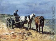A Team and Pull-cart - Anton Mauve