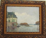 Inodation, Flood (Forgery?) - Alfred Sisley