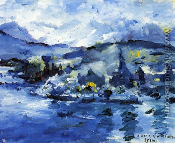Lake Lucerne, Afternoon - Lovis (Franz Heinrich Louis) Corinth