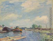 Canal at Saint-Mammes - Alfred Sisley