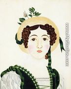 Lady in Straw Hat - Almira Wheaton