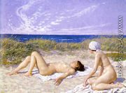 Sunbathing in the Dunes - Paul-Gustave Fischer
