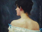 Portrait of Lady - Paul-Gustave Fischer