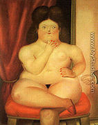 Seated Woman - Fernando Botero