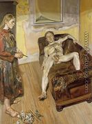Painter and Model - Lucian Freud