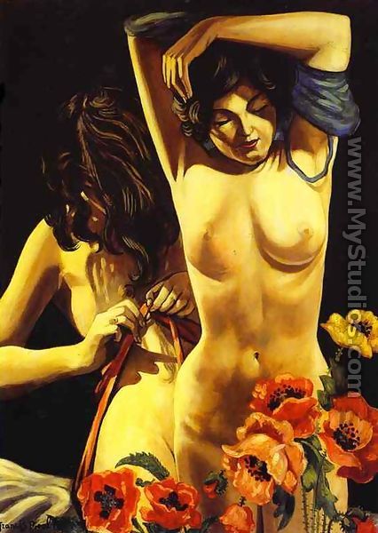 Two Women with Poppies - Francis Picabia