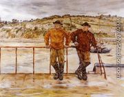 Fishermen at Jersey - Jean-Francois Raffaelli
