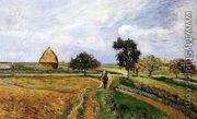 The Old Ennery Road in Pontoise - Camille Pissarro