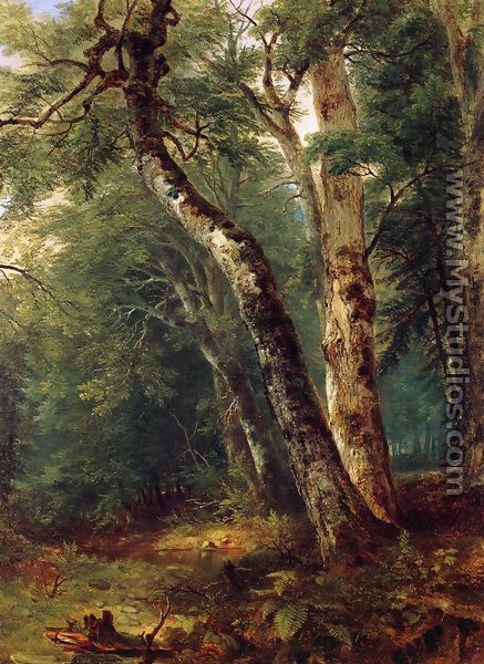 Woodland Interior - Asher Brown Durand