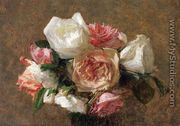 Vase of Roses - Victoria Dubourg Fantin-Latour