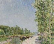 On the Banks of the Loing Canal - Alfred Sisley