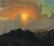 Cloudy Skies, Sunset, Jamaica - Frederic Edwin Church