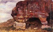 Study of Zoomorphic Rock, Petra - Frederic Edwin Church