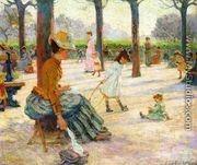 The Square at Luxembourg Park - Claude Emile Schuffenecker
