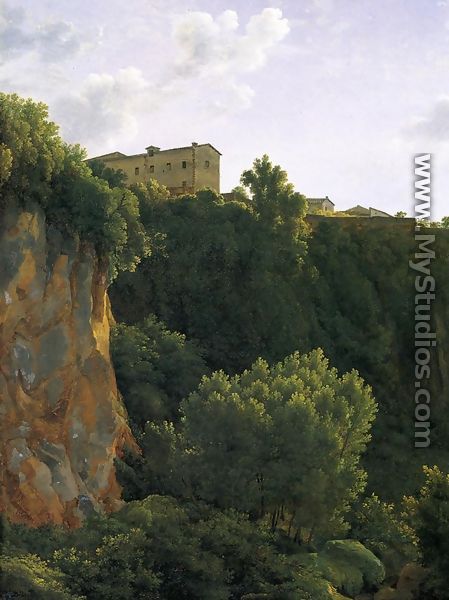 Gorge at Civita Castellana - Jean-Joseph-Xavier Bidauld