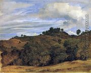 Landscape near Olevano: La Serpentara - Heinrich Reinhold