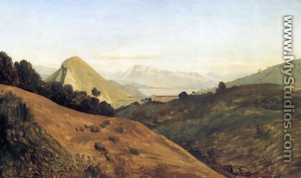 Italian Hills at Dawn - Theodore Caruelle d