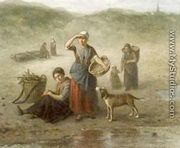 Peasant women - Jan Jacobus Matthijs Damschroder