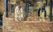 The Bricklayers - Frederick Childe Hassam