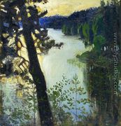Landscape from Ruovesi - Akseli Valdemar  Gallen-Kallela