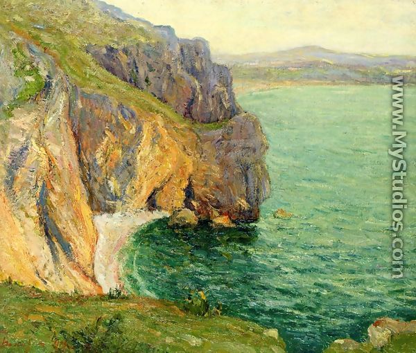 The Cliffs at Polhor, Morgat - Maxime Maufra