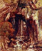 La grotte des geants a Saillon (Valais / Suisse) - Gustave Courbet